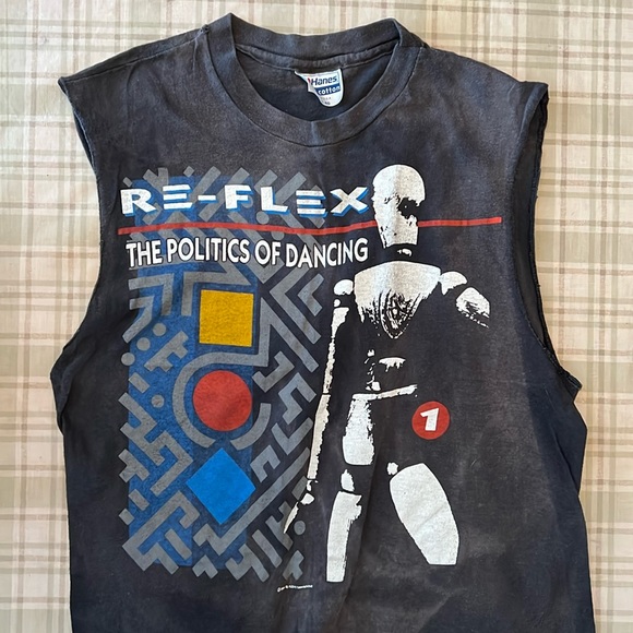Vintage Re-Flex 1984 Tour Muscle Tee - Picture 1 of 3